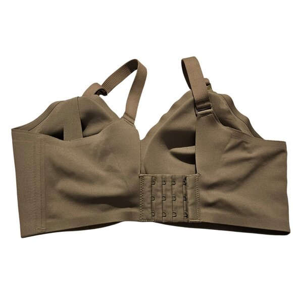 Momcozy S Beige Seamless Nursing Bra With Adjustable Straps & Back Closure - Picture 2 of 6